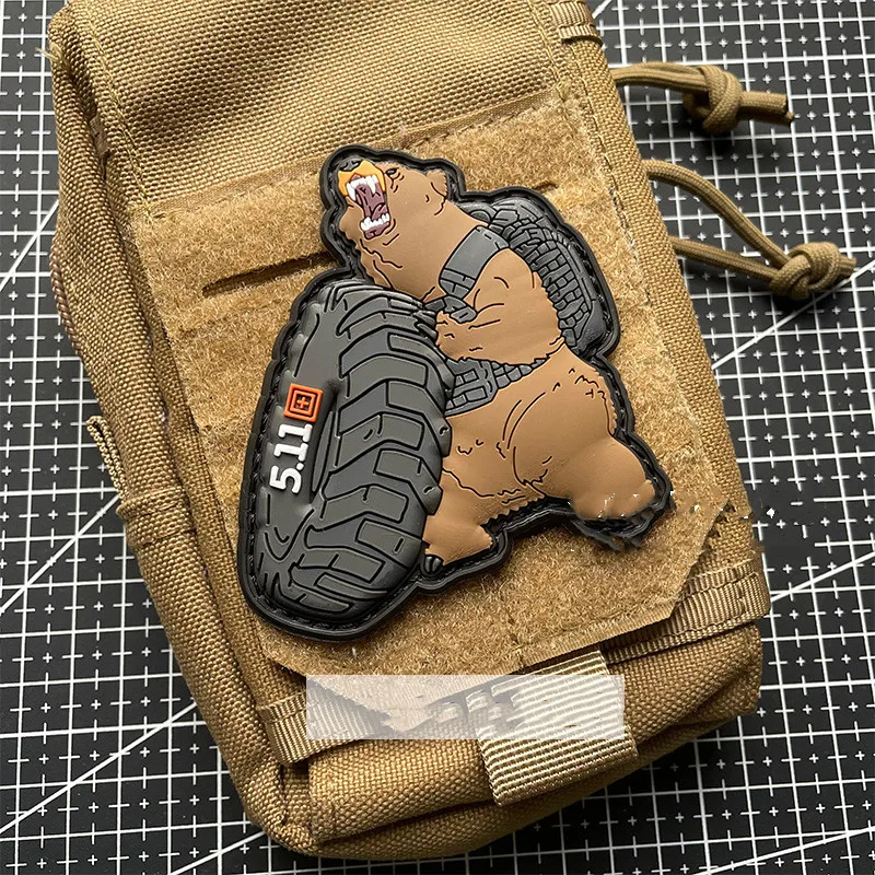 3D ПВХ 5 11 тактическая тренировочная нашивка на липучке рюкзак для одежды | Дом и