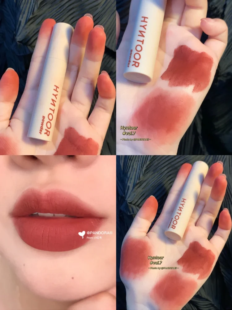 Zq лак для губ грязь новая осенне-зимняя красная коричневая помада дешевая