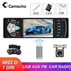 Автомагнитола Camecho 4022D, 1 Din, 4,1 дюйма, Bluetooth, FM, MP3, с поддержкой камеры заднего вида и пульта дистанционного управления
