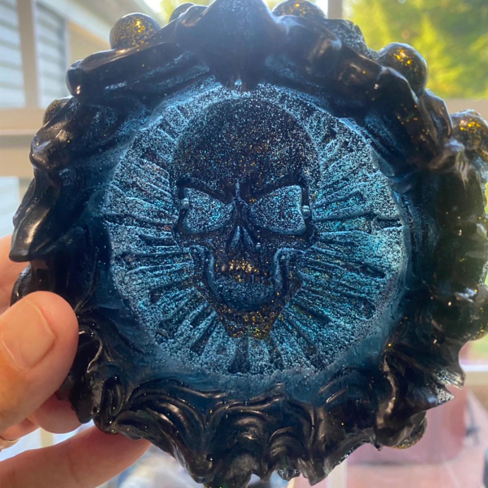 Форма силиконовая для пепельницы из эпоксидной смолы квадратный молд сделай сам