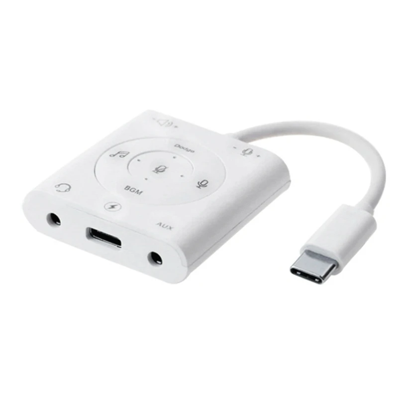 

3-In-1 USB-C Headphone Jack Adapter Type C to 3.5mm Audio Adapter Suitable for iPad, Samsung Galaxy Note 10 20 S20