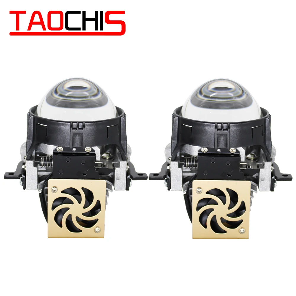 TAOCHIS Авто Стайлинг 2,5 дюймов Би-светодиодный объектив проектора светодиодный светильник на голову обновленный Универсальный Быстрый Яркий