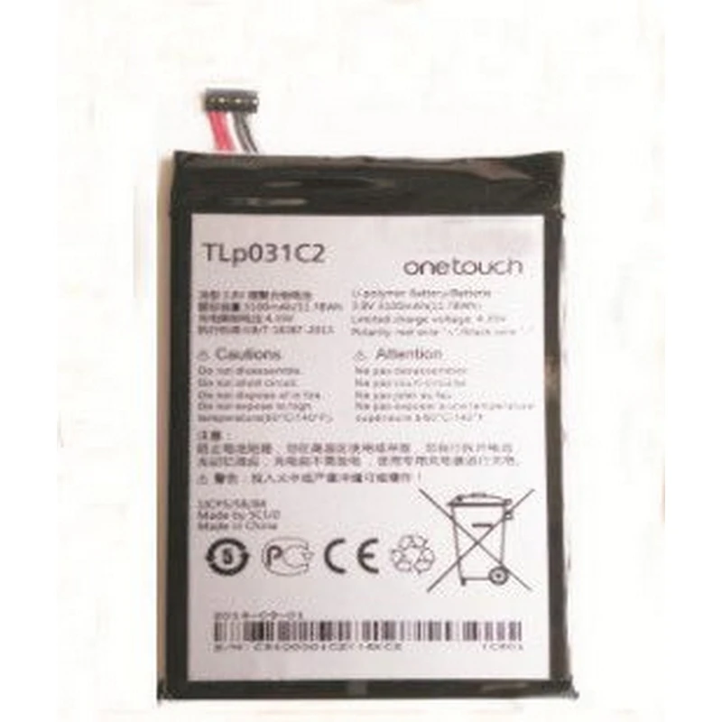 Аккумулятор для Alcatel OneTouch Hero 2 8030B/8030Y TLp031C2