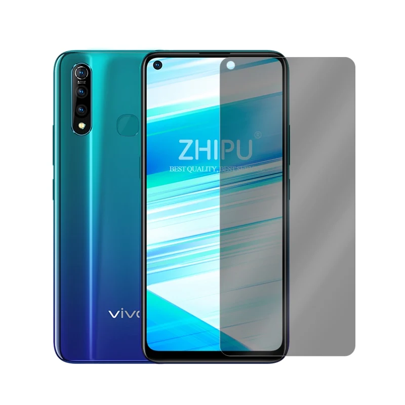 Закаленное стекло для vivo Z5x 2.5D Arc Edge с защитой от шпиона, защита для экрана vivo Z5x 6,53"