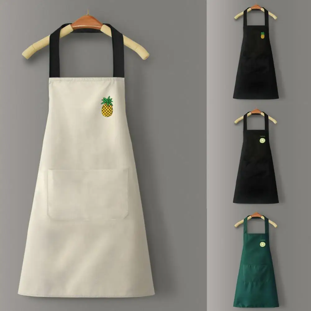 1 шт. фартук черный мультяшный нож и вилка печати краткое взрослый доказательство