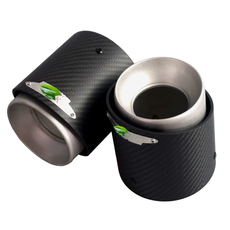 1 шт. 3K углеродный высококачественный глушитель выхлопных газов для MINI Cooper S R55 R56