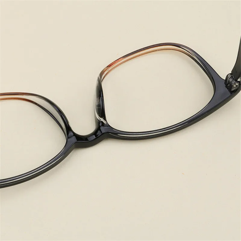 Zerosun градиентные очки оправа для мужчин и женщин двойной цвет Ретро стиль TR90 по