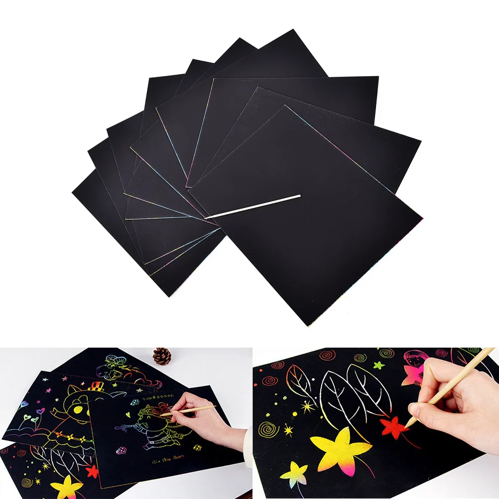 

10 листов, 16 к ручек для рисования, с рисунком