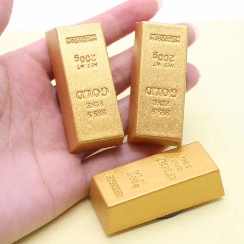 50 мм магнит на холодильник золотой бар украшение для дома магнитная наклейка