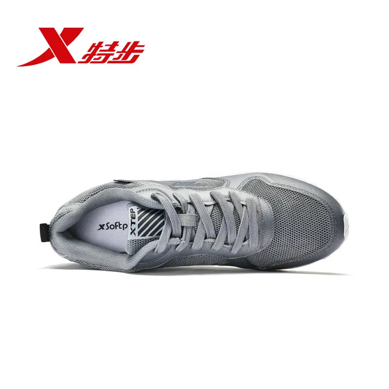 Xtep Мужская Противоударная нескользящая обувь для бега Светильник Дышащая