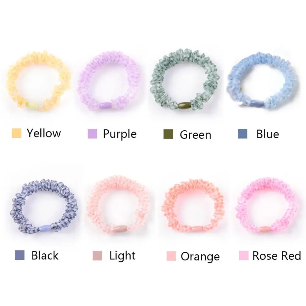 Резинка для волос сетчатая кремового цвета большого кишечника |