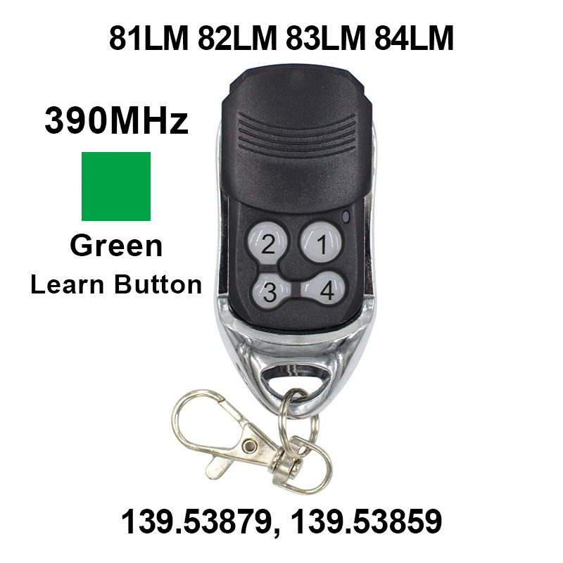 

Sears Liftmaster Chamberlain 81LM 82LM 83LM Comp Mini Garage remote / green smart button beautiful