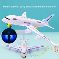 plane toy high simulation early learning compact kids diy assembly airbus sound aircraft birthday gift