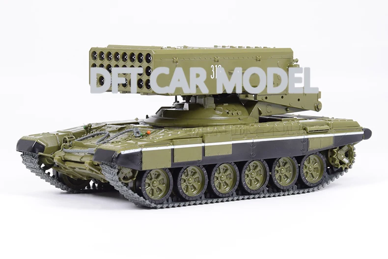 1:43 Масштаб сплава TOS-1A(T-90) Танк модель детского игрушечный танк авторизованный игрушки для детей