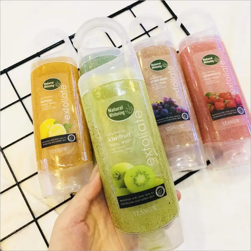 YESNOW фруктовый скраб для мытья тела стойкий аромат куриной кожи Отшелушивание