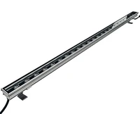 10pcslot 18w24w36w 1m dc24v led wall washer light linear bar outdoor landscape wall lamp waterproof