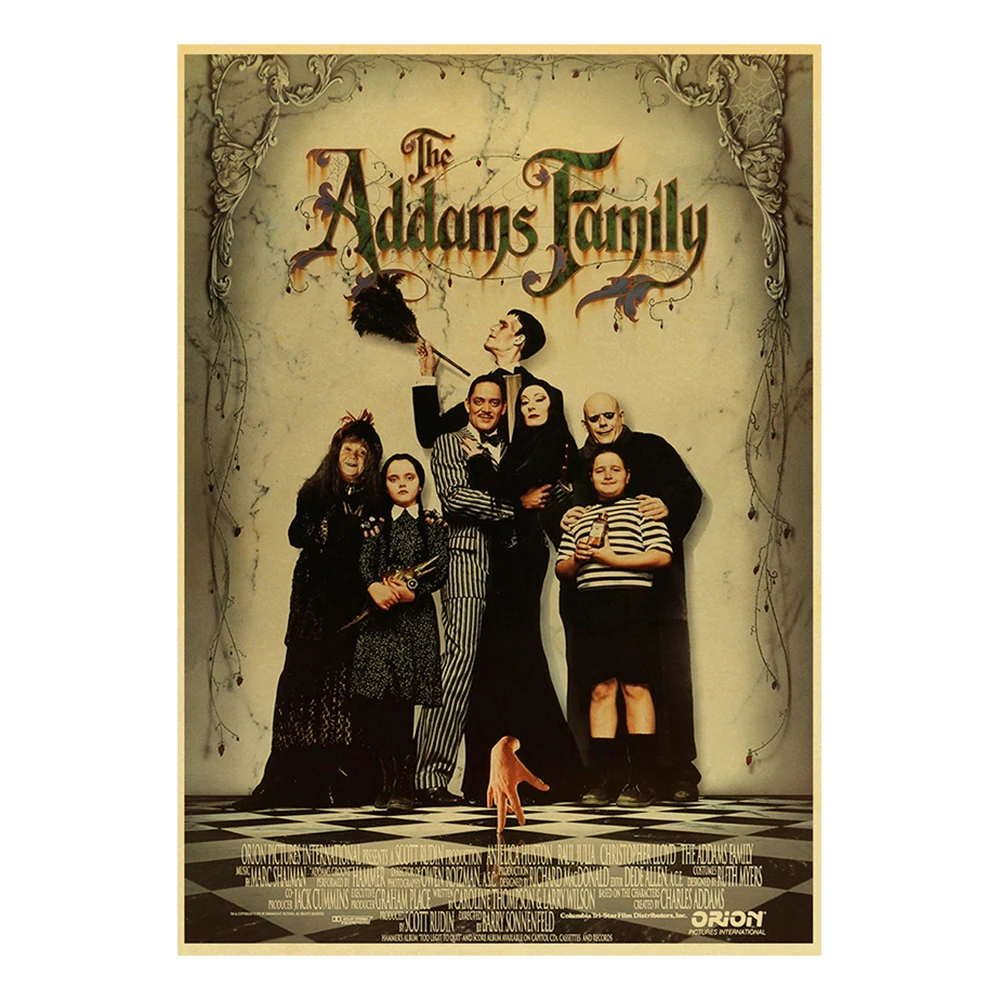 

A4 A3 Classic Movie Collection 4 Posters Beetlejuice Lucifer Killl Bill Vintage Poster Painting Home Room Decor Wall Stickers