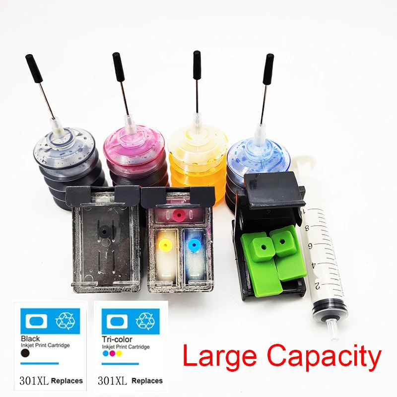 Картридж einkshop для принтера HP 301 301XL DeskJet 1050 2050 3050 2150 1510 2540 2510 2050a 2054a 2511 2512 2514 |