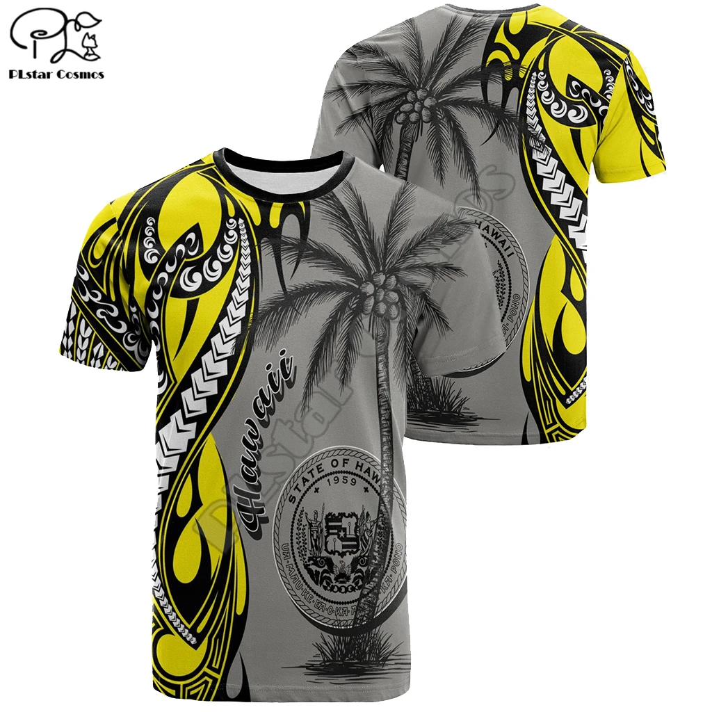 

PLstar Cosmos Newest Polynesia Kosrae New Fashion 3D Print T-Shirts Men's/Women Tee Streetwear Short Sleeve Top Style-1