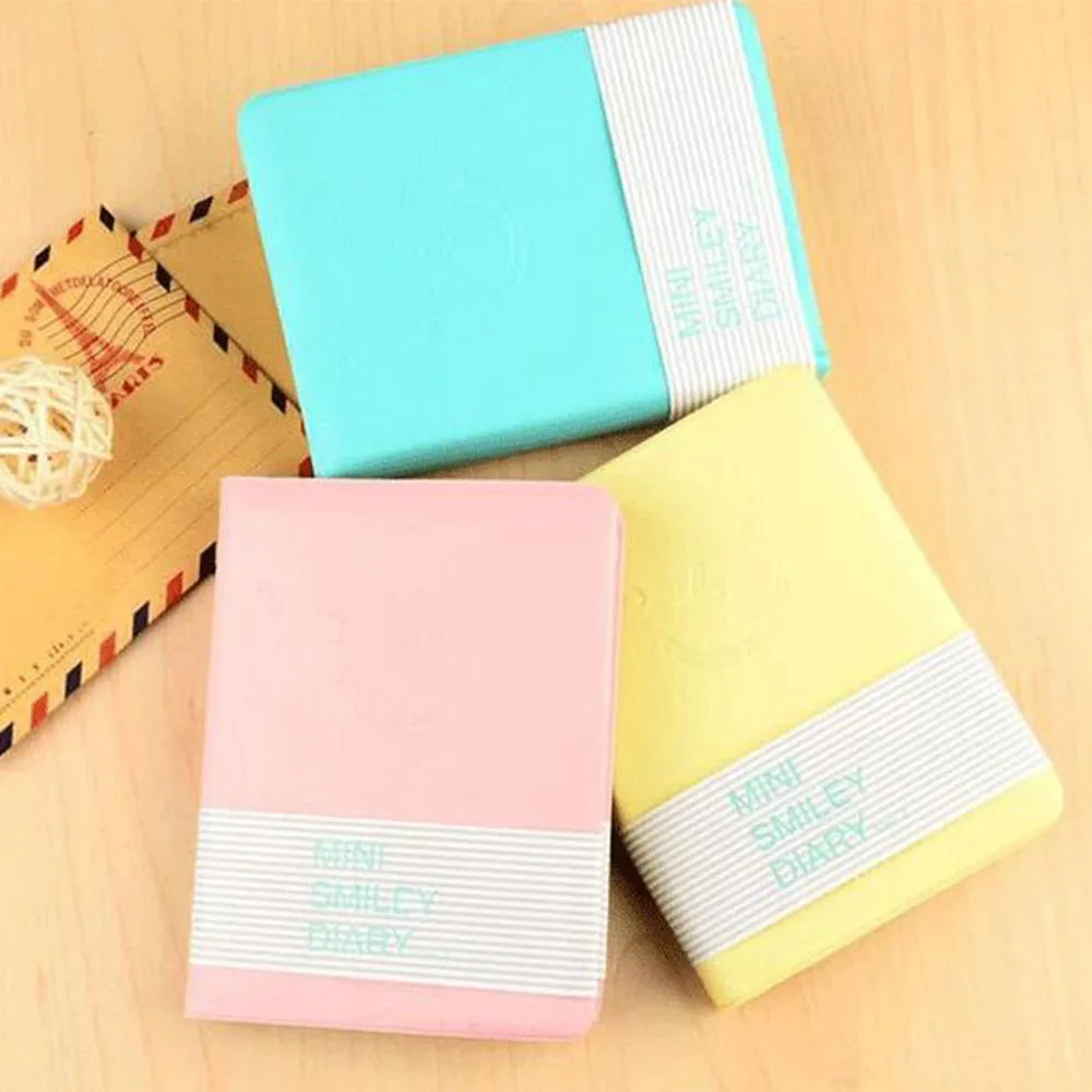 1 шт. улыбка записная книжка мини Портативный карманный блокнот школы
