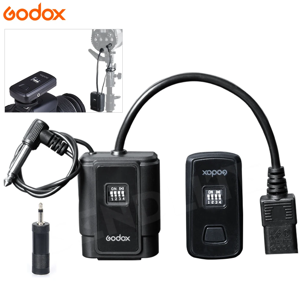 

Godox DM-16 Studio Wireless Remote Flash Trigger 16-Channel Shutter Release Transmitter & Receiver for Cameras