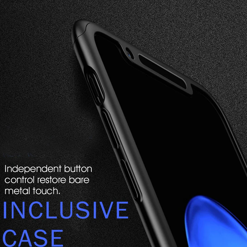 Роскошный 360 изогнутый полный Чехол для iPhone 11 Pro Max, защитный чехол для iPhone XR XS Max X 11 6 6 S 7 8 Plus, противоударный чехол, стекло