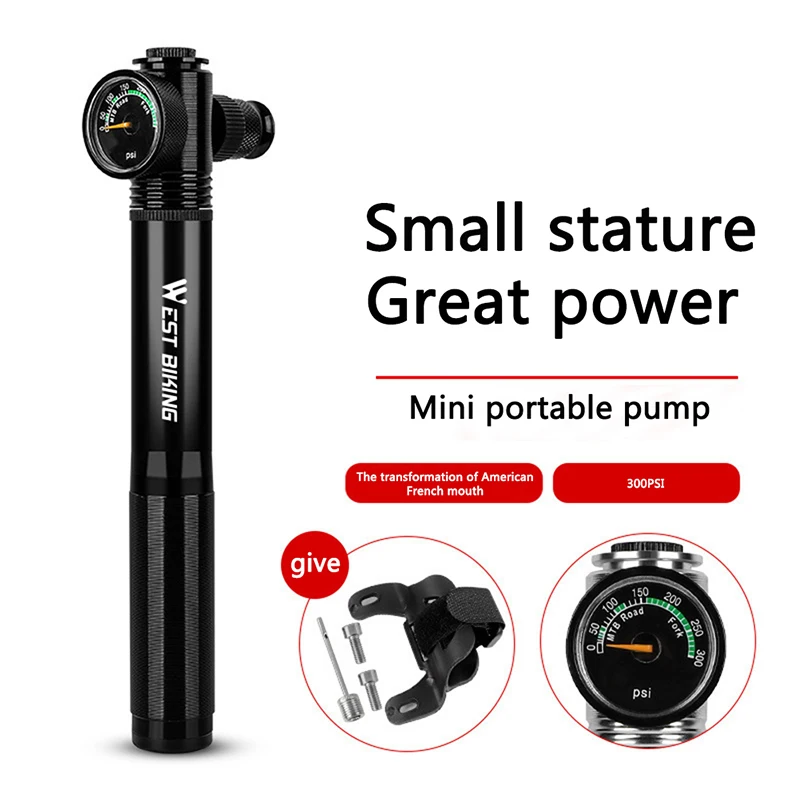 

Mini Portable High-Strength Plastic Bicycle Air Pump Bike Tire Inflator Super Light Accessories MTB Road Bike Cycling Pump Tool