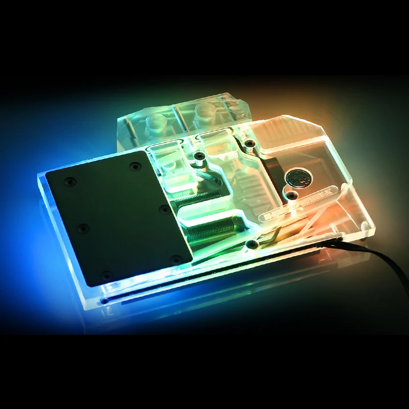Водный блок Bykski GPU для INNO3D RTX 2070 TWIN X2 2060 супервидеокарта с охлаждением кулер VGA