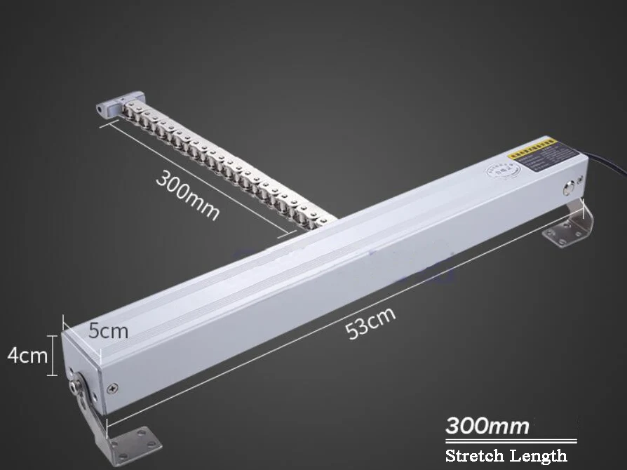220V Электрический Открыватель окон мотор цепной дождь-датчик автоматического закрыть Беспроводной дистанционное управление Умный дом с наклоном подвала/Теплицы