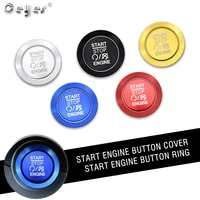 ceyes car styling interior stickers for jeep commander wrangler grand for dodge auto engine start stop button ring cover case