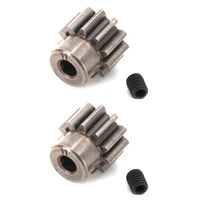 2x metal motor gear pinion gear 32p 11t 3 175mm 6747 for traxxas rustler 4x4 trx4 6x6 trx6 rc car parts