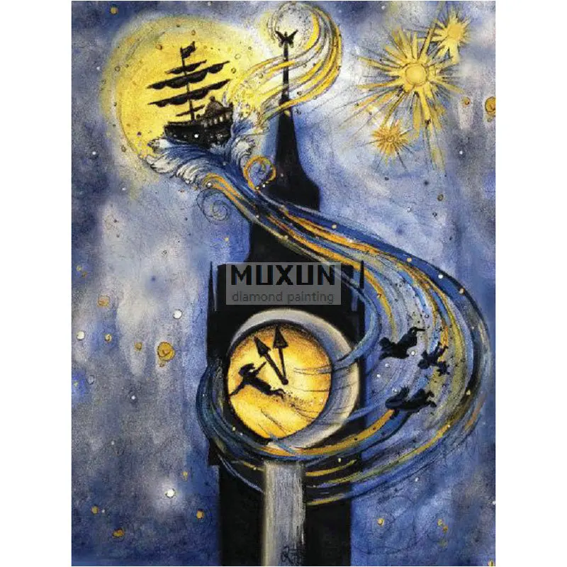 Полная Алмазная вышивка призрак корабль Сделай Сам 5d алмазная живопись