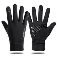 gloves male winter thermal full finger fleece touchscreen gloves women outdoor waterproof cold motorbike gloves men