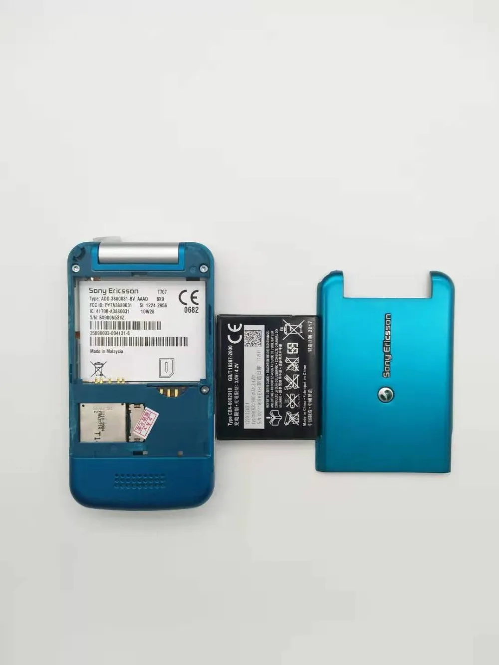 Разблокированный мобильный телефон sony Ericsson T707 3g смартфон Bluetooth флип сотовый телефон