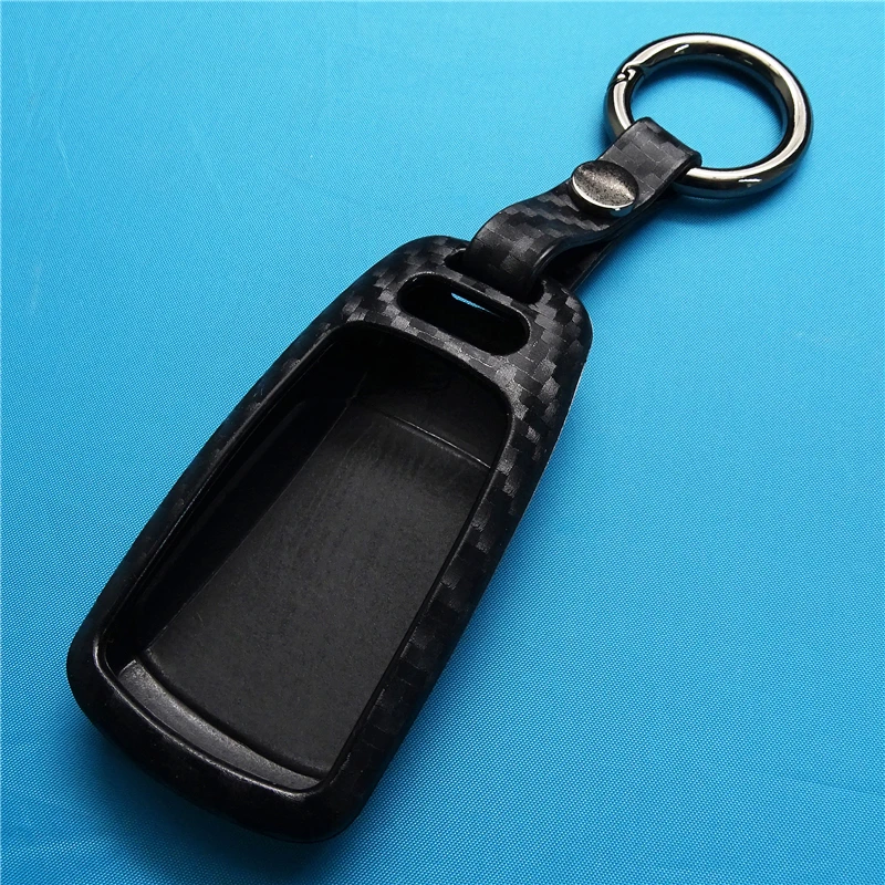 

Car Key Case Cover Carbon Fiber For Audi A3 A4 A4L B5 B6 B7 B8 B9 A5 A6 A6L C5 C6 Q3 Q5 Q7 S5 S7 RS3 RS4 TT key Shell Protecor