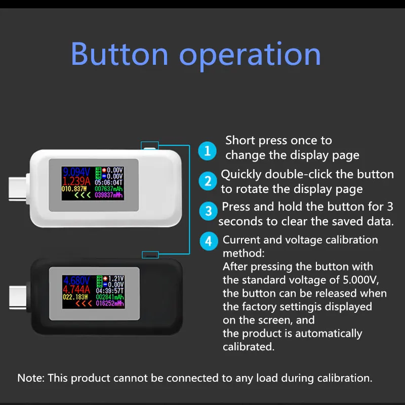 Usb тестер Type C 4 30 в напряжения тока ЖК дисплей USB зарядное устройство Тестер