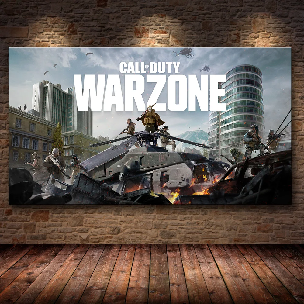 HD Call of Duty: Warzone игровой плакат без рамки аниме декоративная картина на холсте