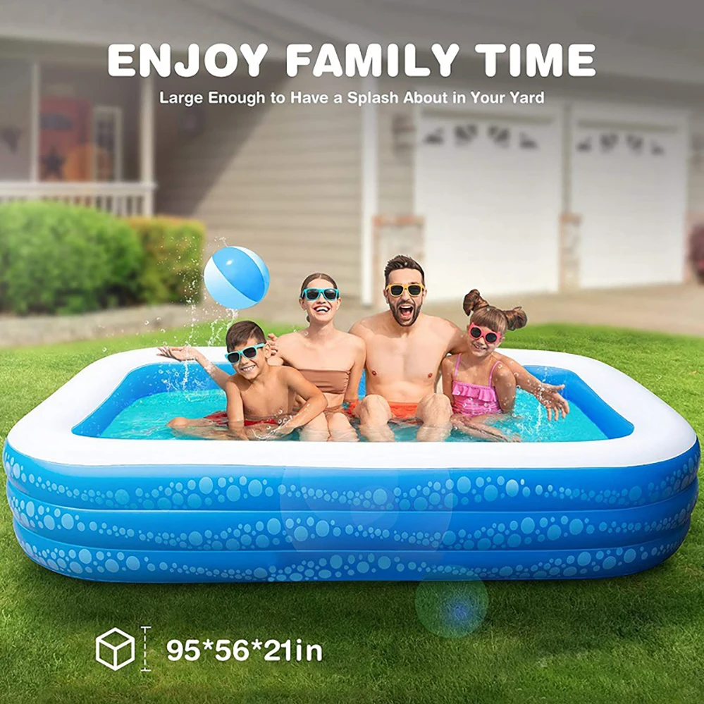 

Pool High Quality Children's Inflatable Swim Pool For Kids Adult Thick Marine Ball Baby Wear-resistant Swimming Pool Household