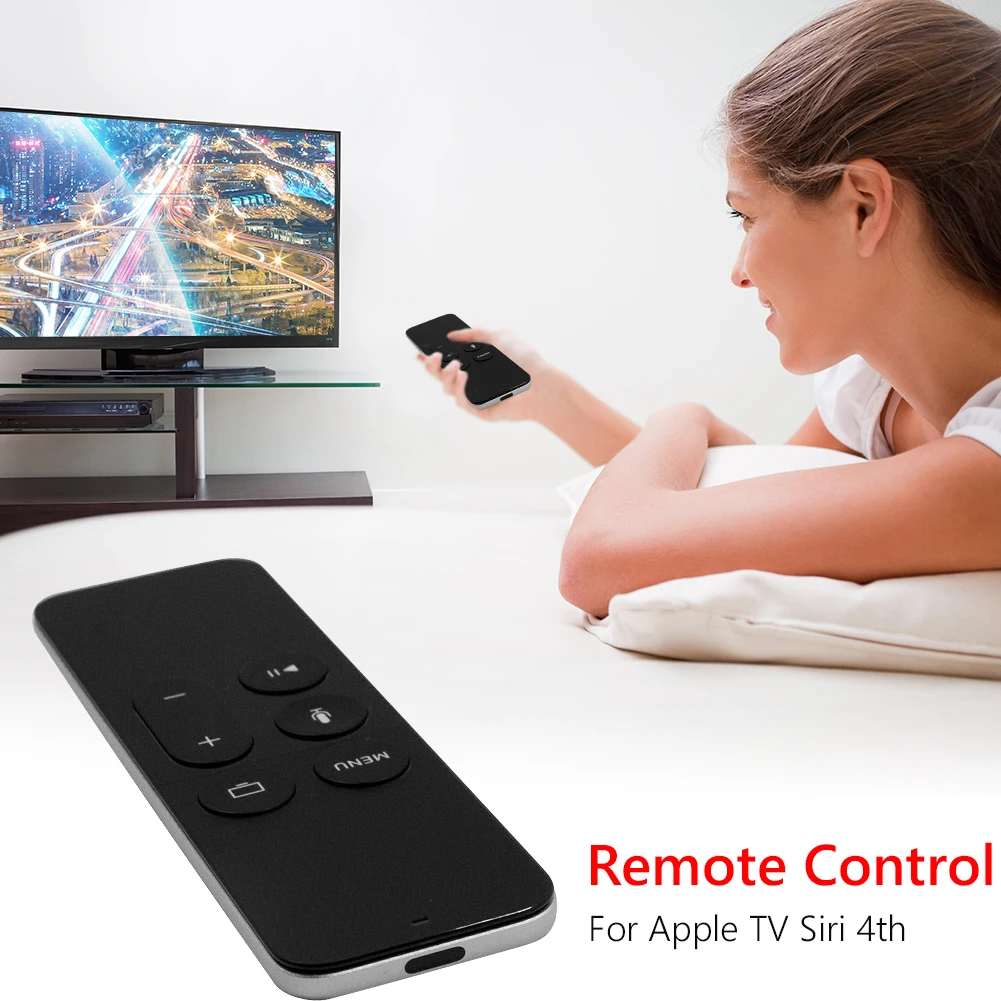 

For Apple TV Siri 4th Gen Remote Control A1513 MLLC2LL/A EMC2677 Controller set top box network player Remote Control