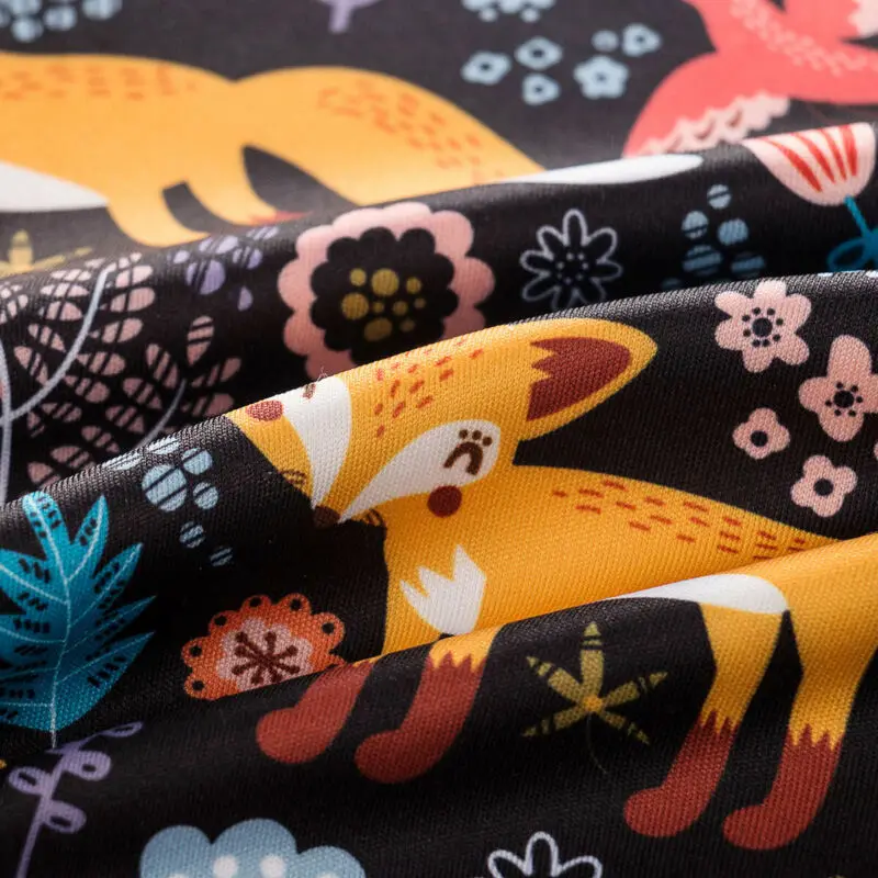 В наличии США Одежда для новорожденных мальчиков и девочек с милой лисой