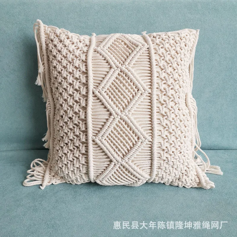 Boho Стиль наволочка для подушки ручной работы тканые класса люкс Ленточки