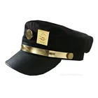 Кепка для косплея аниме Джоджо, невероятные приключения Джоджо, аксессуары для косплея Джоджо, армейские военные кепки, значки аниме