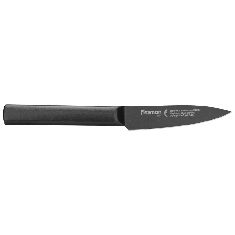 Fissman 3 5 дюймовый нож для чистки овощей Shinto Sereis японский 3cr13 Стальные Кухонные ножи