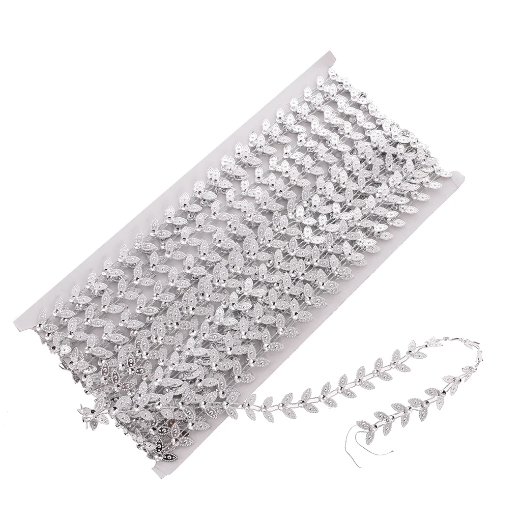 10 ярдов лист хрустальный горный хрусталь Тесная цепь отделка шитье ремесло 1 2 мм