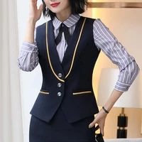 plus size 4xl black womens vest work wear slim veste femme 2021 new spring waistcoat office lady sleeveless jacket