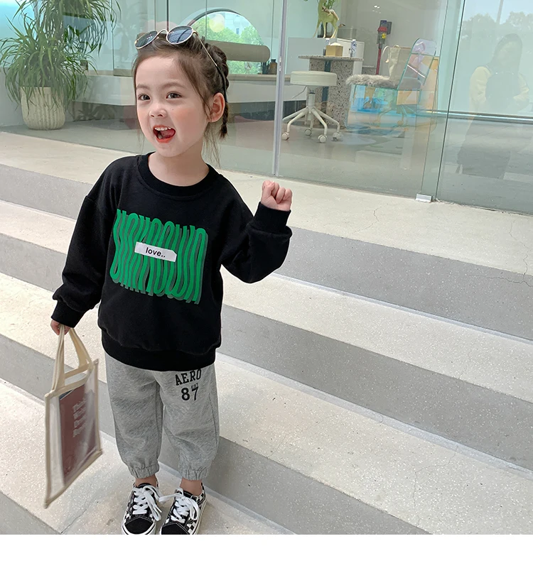 

Kids Girls Pants Trousers Spring Autumn Casual Cotton Elastic Waist Pencil Pants Sweatpants for Girls Children Fashion Clothing