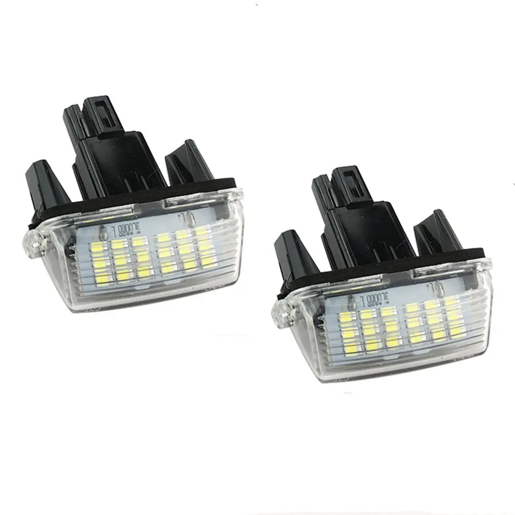

2pcs/set License Plate Light Lamp Housing Parking Light Car Modification Part For Toyota Camry YARIS For VIOS Avensis