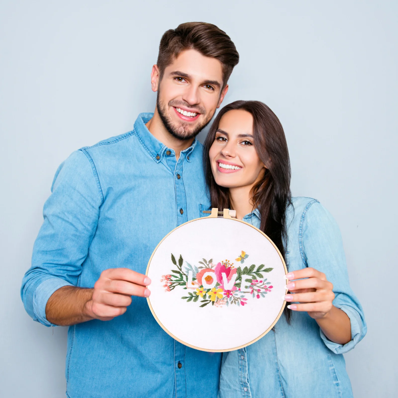 

Cross Stitch Kit Embroidery Diy Su Embroidery Starter Kit Handmade Beginner Valentine's Day Embroidery Art Gift