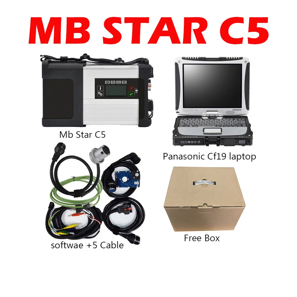 

Ноутбук MB Star C5 в CF19 V12/2021, новейшее программное обеспечение DAS/EPC /WIS, готов к использованию, Автомобильный сканер mb SDconnect C5, автомобильный прогр...