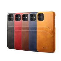 luxury vintage pu leather dual card slot mobile fhx mt phone case for iphone 7 8 plus x xr xs max 11 11pro max mobile phone case